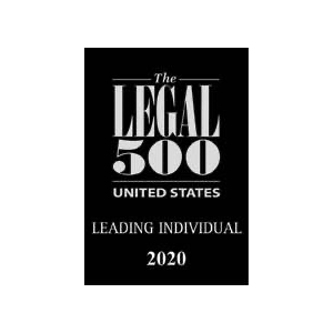 The Legal 500 United States badge for Leading Individual 2020
