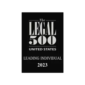 The Legal 500 United States Leading Individual 2023 badge