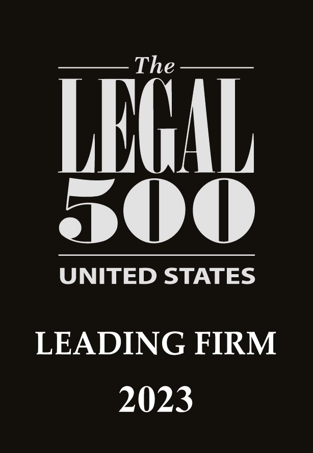 The Legal 500 United States Leading Firm 2023 badge