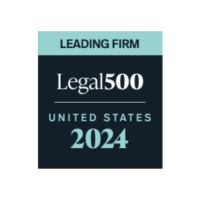 Legal500 badge; Leading Firm United State 2024