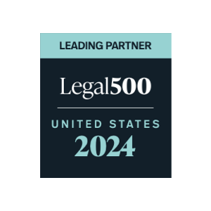 Legal500 badge; Leading Partner United State 2024