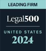 Legal500 badge; Leading Firm United State 2024