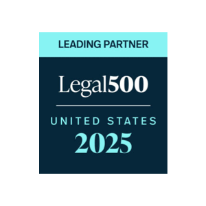 Legal500 badge; Leading Partner United States 2025
